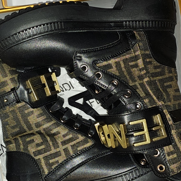 Fendi combat Boots sz 40EU - Picture 14 of 16